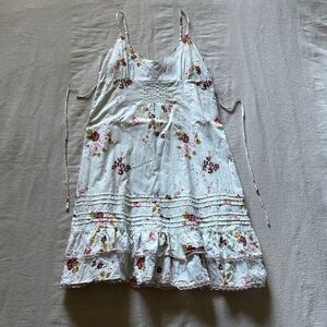 Angie Vintage Floral Cotton Prairie Dress